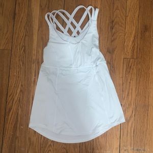 lululemon | cross-back tank w/ open back